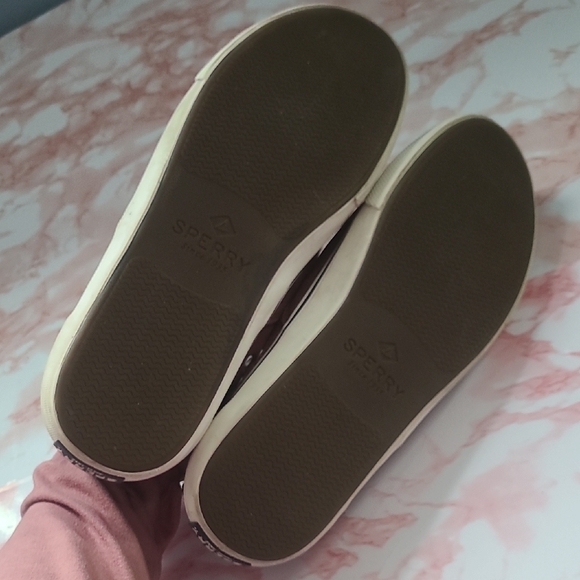 EUC Sperry Top-Sider Striper II CVO Washable Burgundy Sneaker Sz 12 - Picture 6 of 8